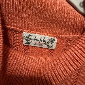 FREE PEOPLE Orange Sweater